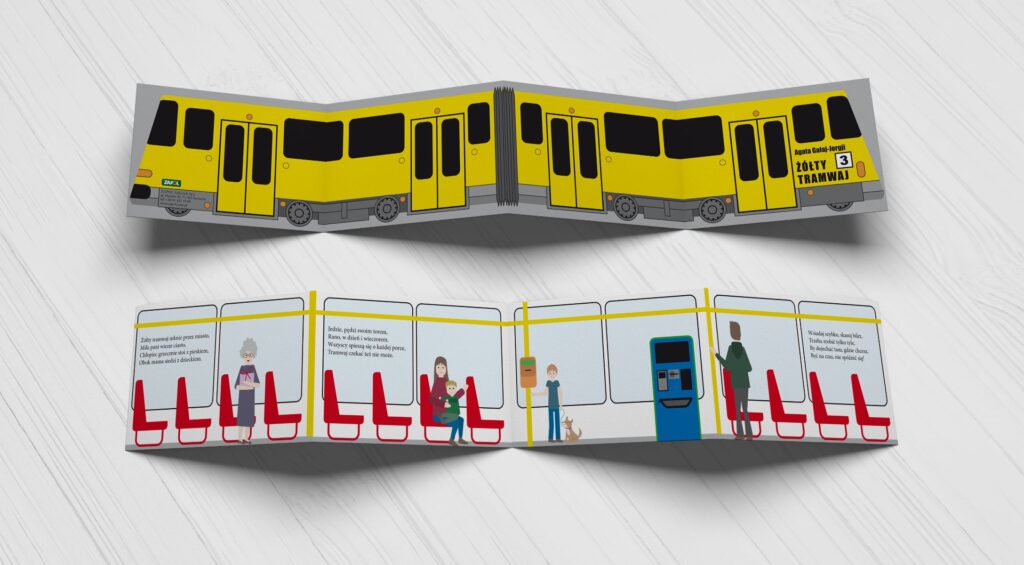 Książka edukacyjna – Żółty tramwaj
