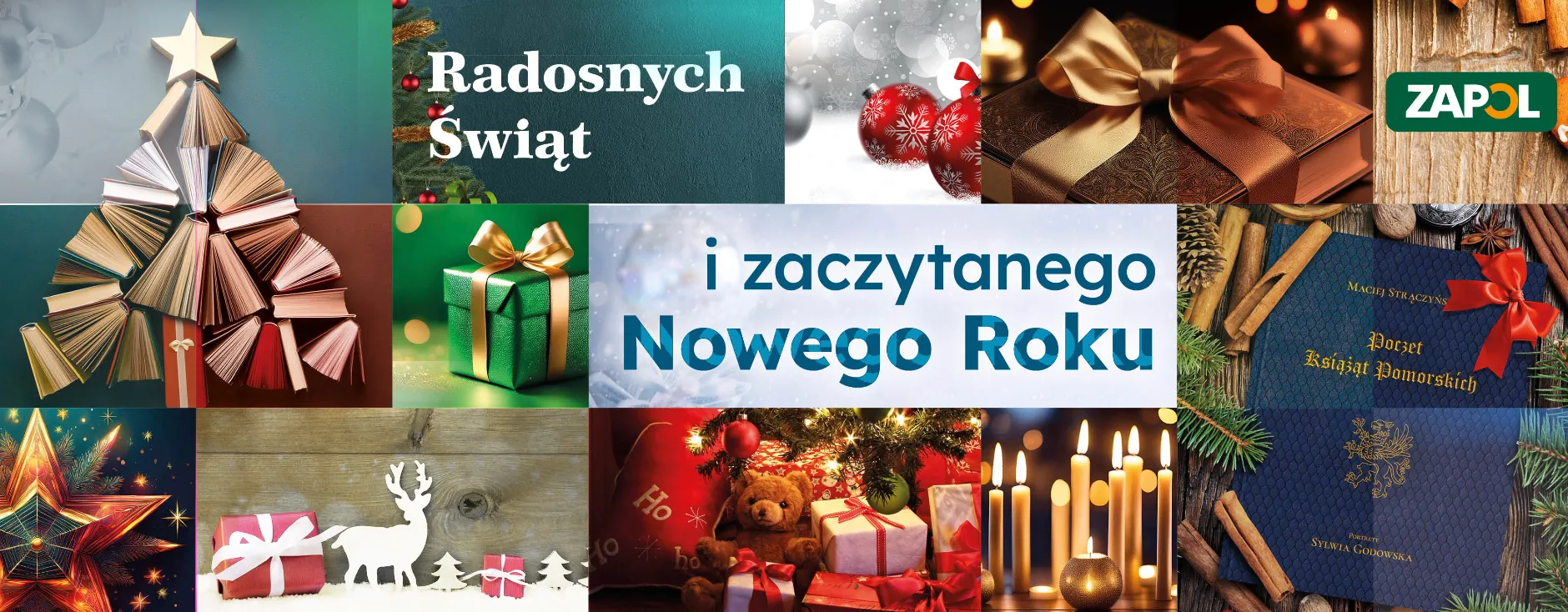 Radosnych Świąt i zaczytanego Nowego Roku