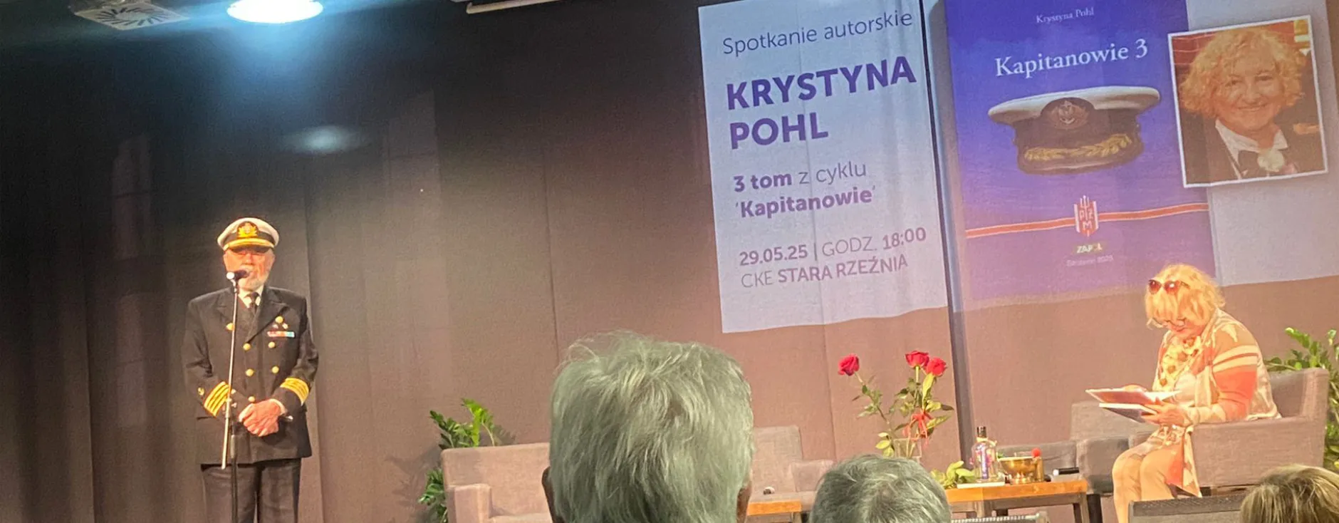 Chrzest i prezentacja książki Krystyny Pohl "Kapitanowie 3"