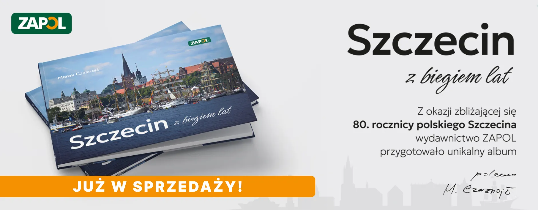 Szczecin z biegiem lat, Marek Czasnojć, album już w sprzedaży