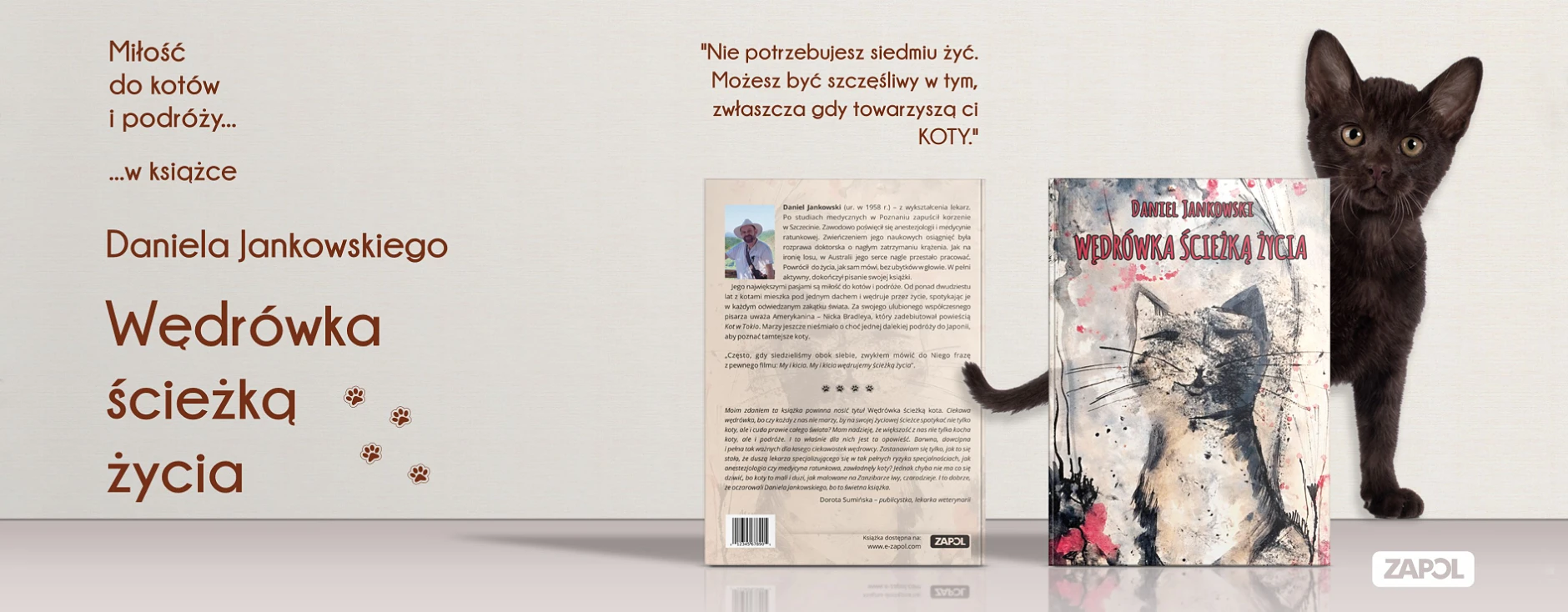 Daniel Jankowski – Wędrówka ścieżką życia, książka, baner